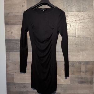 Express Black Long Sleeve Dress